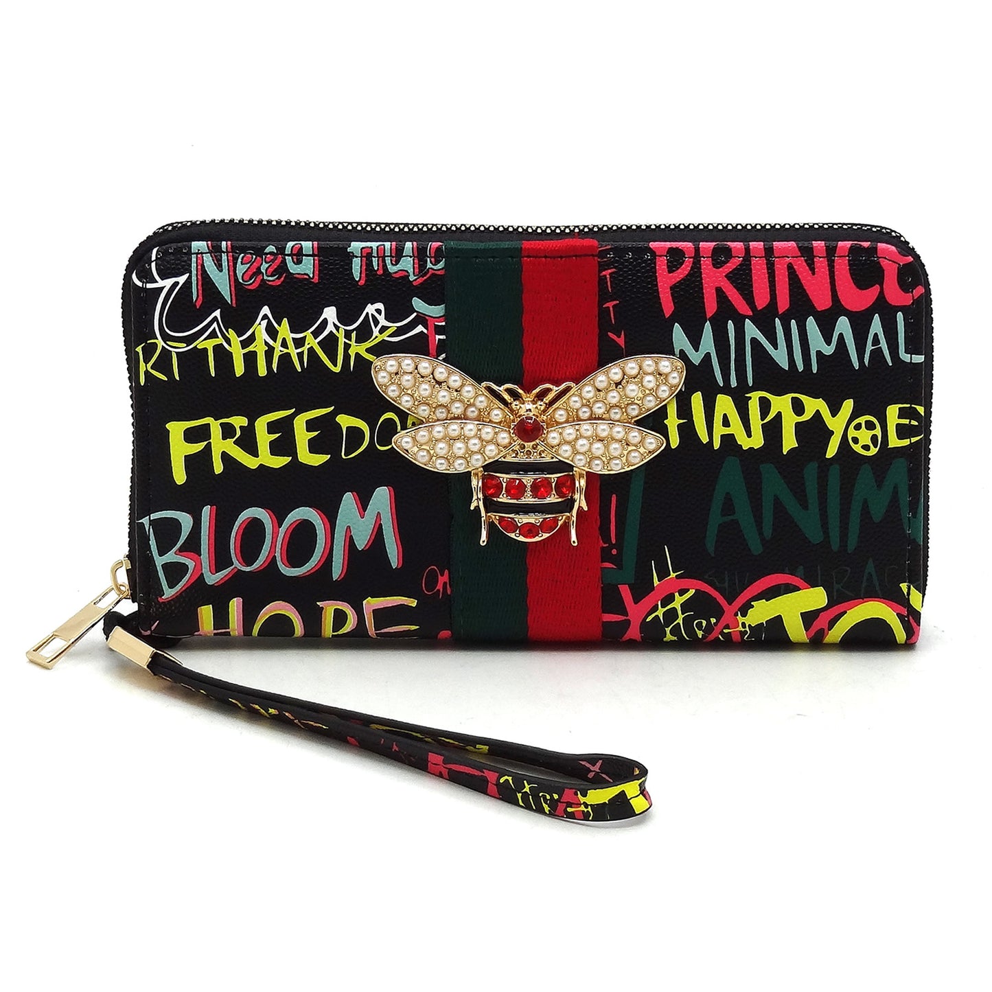 QUEEN BEE GRAFFITI WALLET