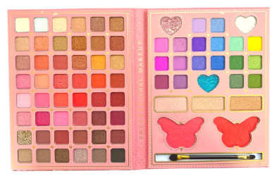 IGOODCO COLORFUL BUTTERFLIES 74 COLOR EYE AND FACE PALETTE