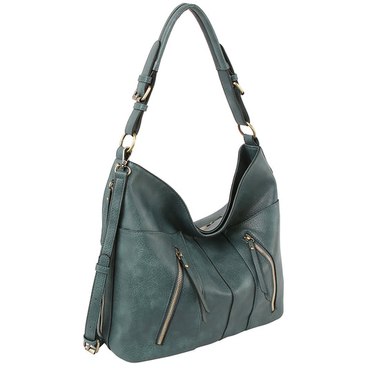 Fashion Zip Shoulder Bag Hobo