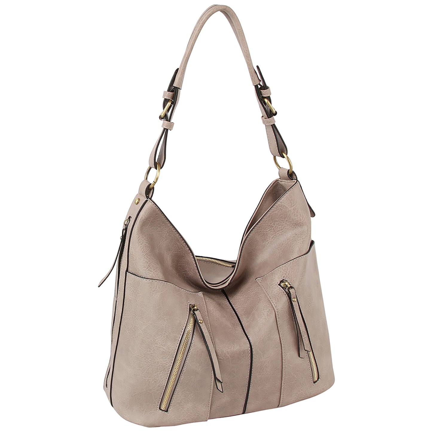 Fashion Zip Shoulder Bag Hobo