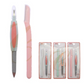 CUTICLE TRIMMER & EYEBROW RAZOR 2PC