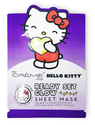 HELLO KITTY FACE SHEET MASK-READY SET GLOW