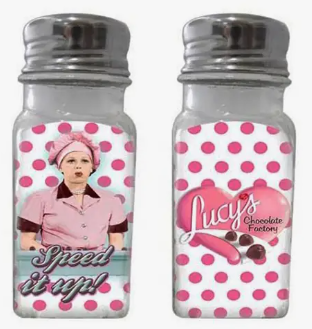 Lucy Salt & Pepper Shaker Set - Chocolate Factory