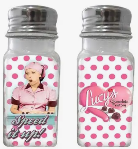 Lucy Salt & Pepper Shaker Set - Chocolate Factory