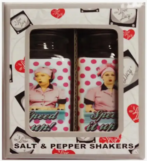 Lucy Salt & Pepper Shaker Set - Chocolate Factory