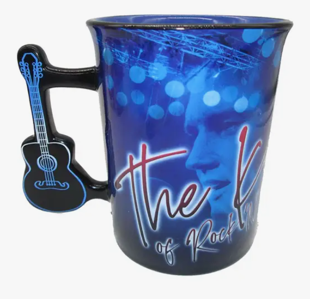 Elvis Mug - The King Blue Guitar