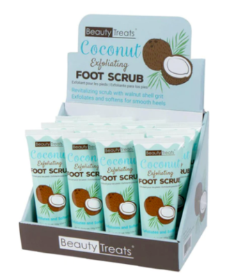 BEAUTY TREATS COCONUT EXFOLIATING FOOT SCRUB