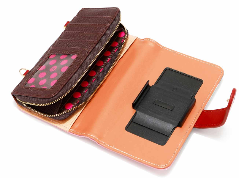 NICOLE LEE TRIFOLD PHONE CASE CROSSBODY WALLET