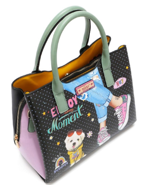 NICOLE LEE ENJOY EVERY MOMENT TOP HANDLE BAG