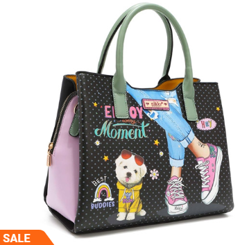 NICOLE LEE ENJOY EVERY MOMENT TOP HANDLE BAG