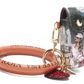 Nicole Lee SARA IS SOFT BUT STRONG Lipstick Case with O-ring Wristlet Keychain