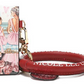 Nicole Lee  Lipstick Case with O-ring Wristlet Keychain