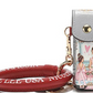 Nicole Lee  Lipstick Case with O-ring Wristlet Keychain