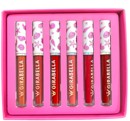 GIRABELLA MERMAID MATTE LIPGLOSS BOX OF 6