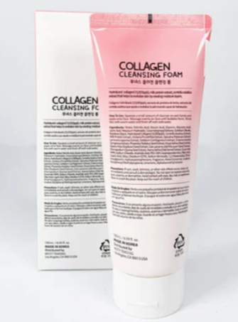 Collagen natural Rich foam cleanser skin purification