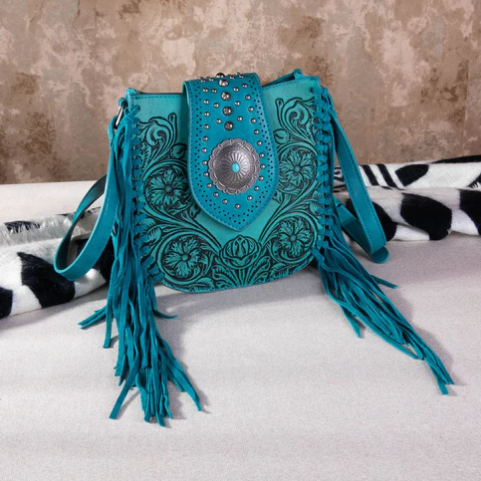 Montana West Tooled Collection Crossbody