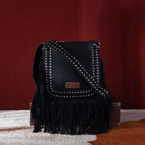 Wrangler Rivets Fringe Concealed Carry Crossbody