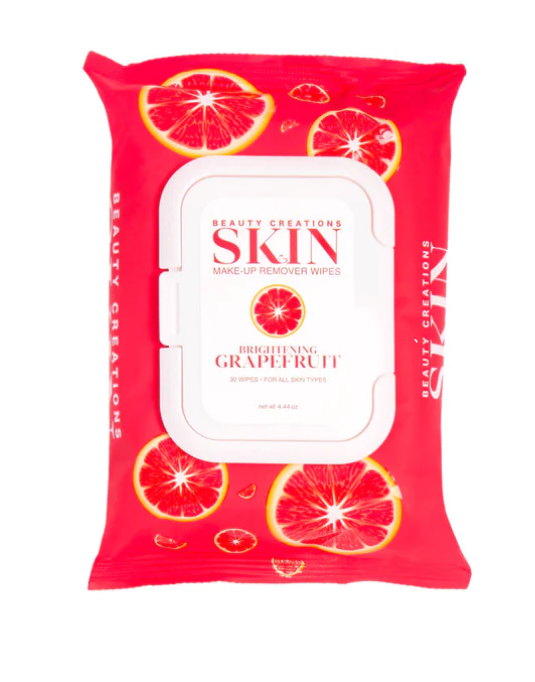 GRAPEFRUIT BRIGHTENING MAKEUP REMOVER WIPES