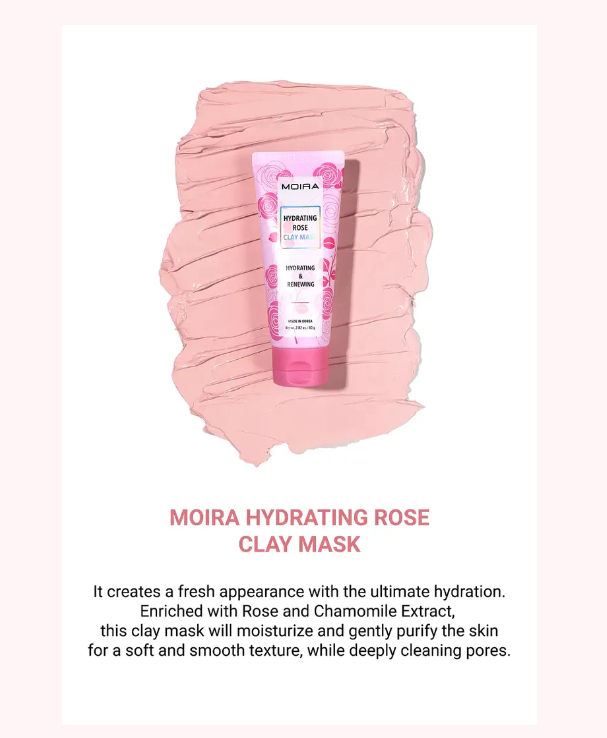 MOIRA Hydrating Rose Clay Mask