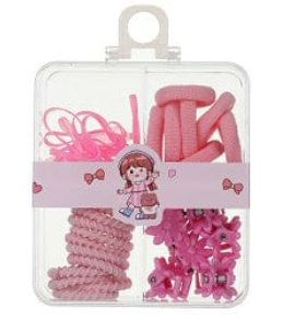 KID'S HAIR TIE & CLIP SET