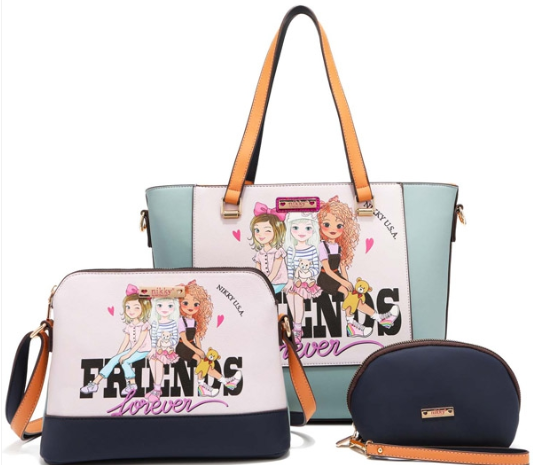 Nicole lee BEST FRIENDS 3 PIECE HANDBAG SET