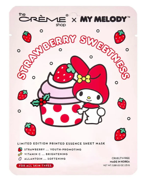 MELODY STRAWBERRY SWEETNESS PRINTED ESSENCE SHEET MASK