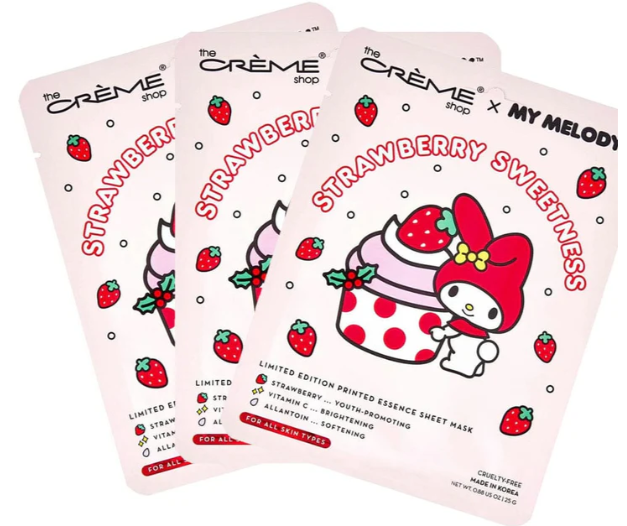 MELODY STRAWBERRY SWEETNESS PRINTED ESSENCE SHEET MASK