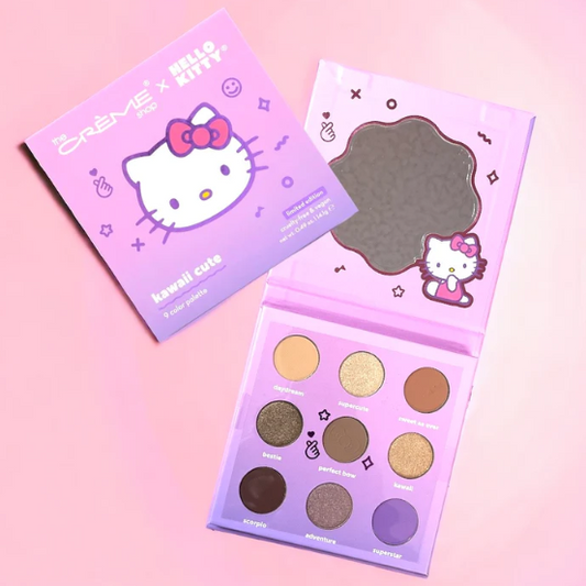 THE CREME SHOP - HELLO KITTY Y2K Kawaii Cute EYESHADOW PALETTE