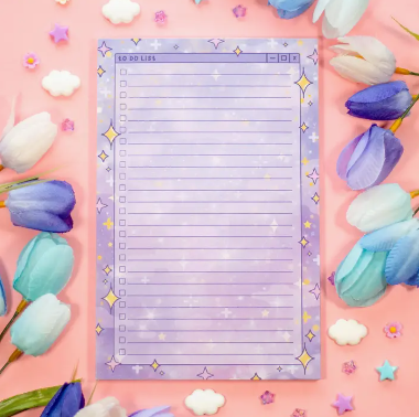 Sparkles To Do List Planner Pad