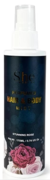 S.HE MAKEUP PERFUMED HAIR & BODY MIST