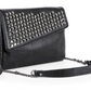 Rhinestone Top Flap Shoulder Bag Wristlet