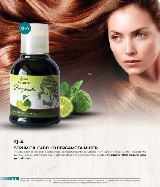 Women's Bergamot Hair Oil Serum