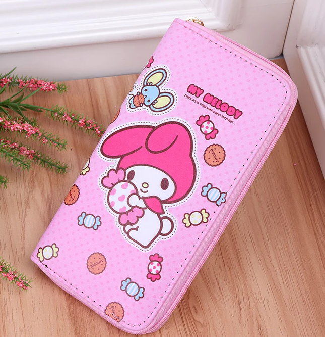 Cartoon Melody Wallet Long Zipper