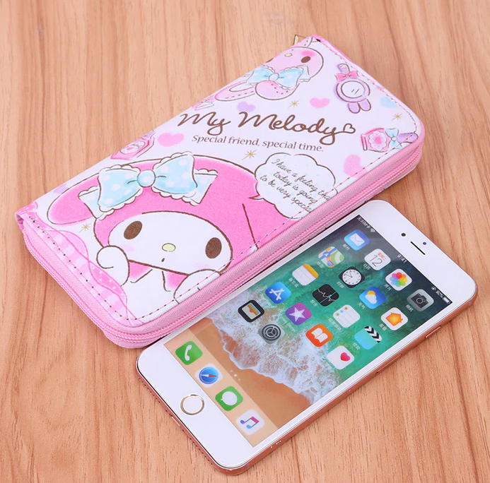 Cartoon Melody Wallet Long Zipper