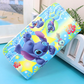 Cartoon Blue Aillen Wallet Long Zipper