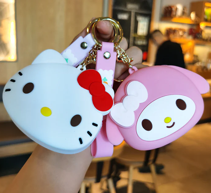 Cartoon Coin Purse Keychains