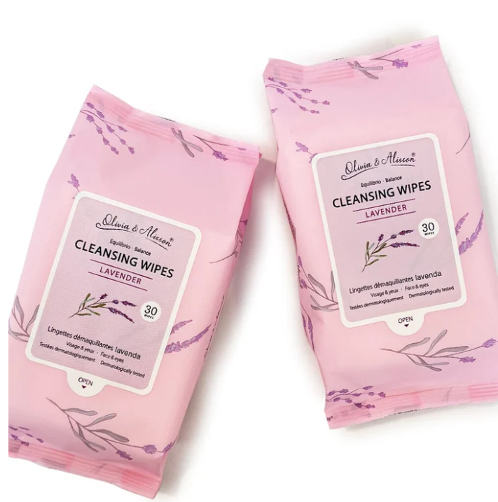 LAVENDER MAKEUP REMOVER WIPES