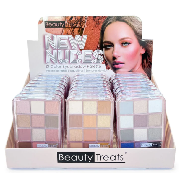 Beauty Treats NEW NUDE 12 COLOR EYESHADOW PALETTE