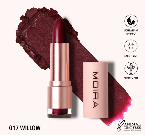 MOIRA Goddess Lipstick- (17 Willow)