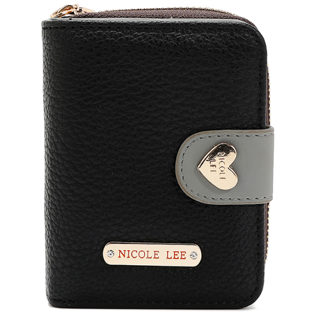 Nicole Lee Single Zip Around Card Wallet