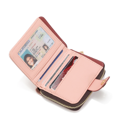 Nicole Lee Single Zip Around Card Wallet