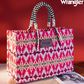 Wrangler Oversized Tote Bag Braided Handles Weekender Bag