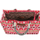 Wrangler Oversized Tote Bag Braided Handles Weekender Bag