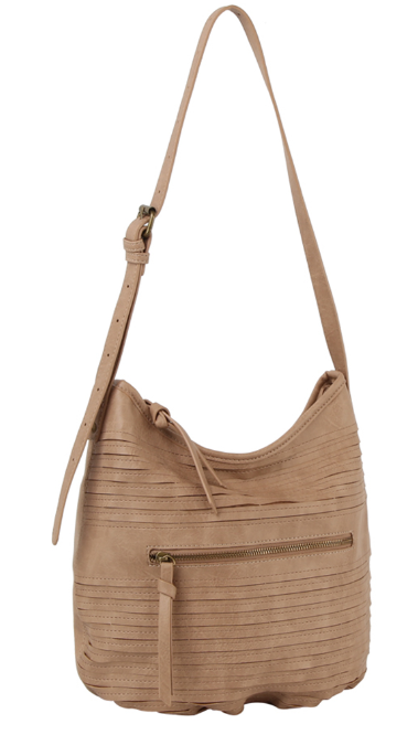 Fashion Stripe Quilted Shoulder Bag Hobo