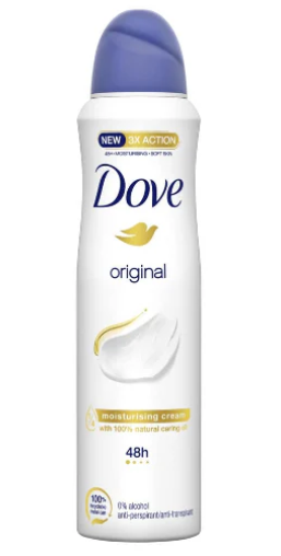 DOVE GO FRESH DEODORANT-ORIGINAL-BLUE