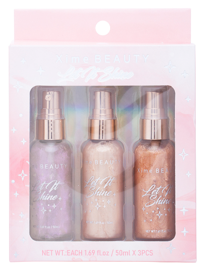 XIME BEAUTY LET IT SHINE BODY SHIMMER 3 PC SET