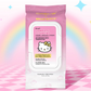 HELLO KITTY 3-IN-1 COMPLETE CLEANSING ESSENCE-RICH TOWELETTES - ROSE WATER + STRAWBERRY