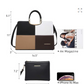 Pebble Texture Solid Color Elegant Top-Handle Handbag