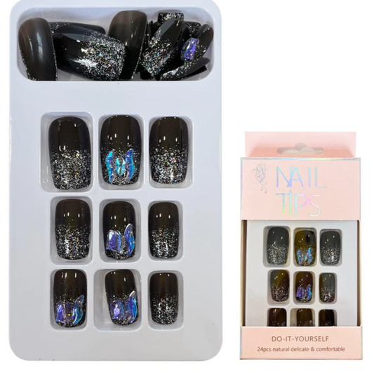 FASHION PRESS ON NAIL WITH GLUE