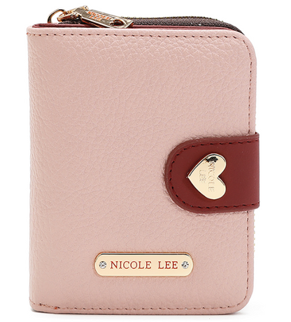 Nicole Lee Single Zip Around Card Wallet